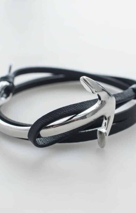anchor-bracelet-black-free-img