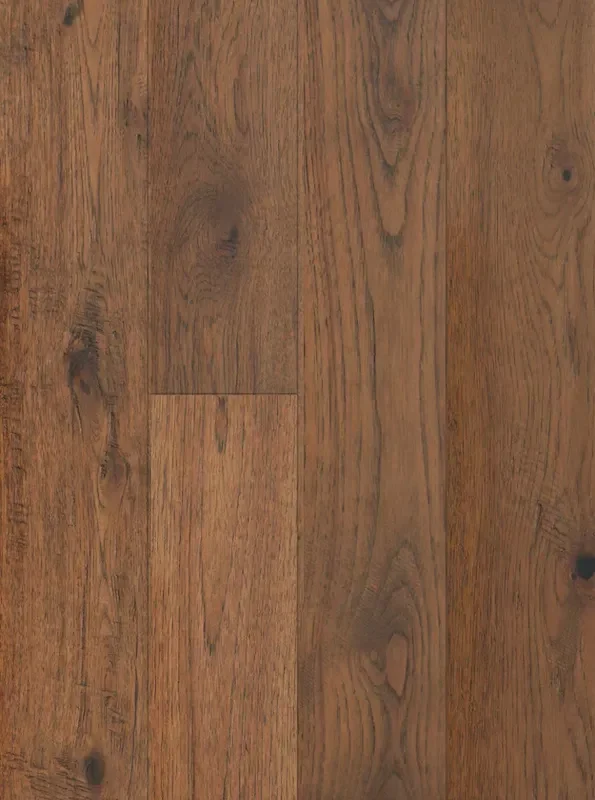 Crafted Timber - Brand Surfaces 6 1/2" Engineered Hickory Hardwood Flooring