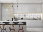 G27 – Foster Sparkle Marble – TIMBER WITH STAINLESS
