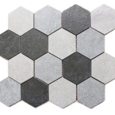 JH1205123 – Elementi Silver Matt 3″ HEX