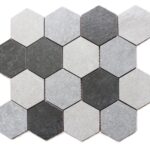 JH1205123 – Elementi Silver Matt 3″ HEX