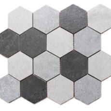 JH1205123 – Elementi Silver Matt 3″ HEX