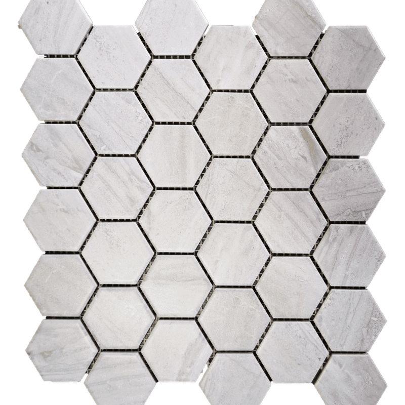 MCTRA21 – Hexagon Porcelain Mosaic