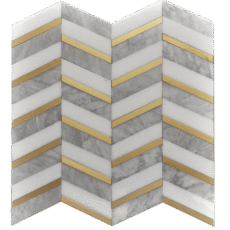 MG5925 HERRINGBONE GOLD Mosaic