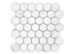 MG602 – Oriental White 1” Hexagon Polished