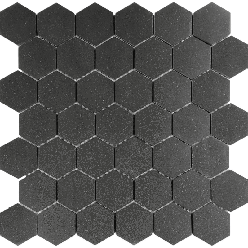 MG619-HEX [2×2] HANA CHARCOAL 2 INCH HEXAGON