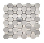 MG641 – Tuscany Octagon white with gray stone