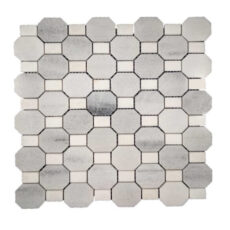 MG641 – Tuscany Octagon white with gray stone