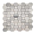 MG641 – Tuscany Octagon white with gray stone