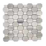 MG641 – Tuscany Octagon white with gray stone