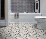 MG647 – Emperador Dark Light and Cream Marfil Marble Mosaic