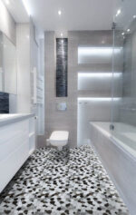 MG648 – Grey Dark Stone Mosaic