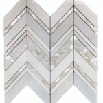 MG665 White Mother of Pearl Mosaic