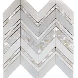 MG665 White Mother of Pearl Mosaic
