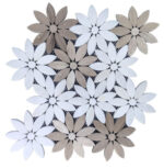 MG667 – Lily Flower Marble Mosaic