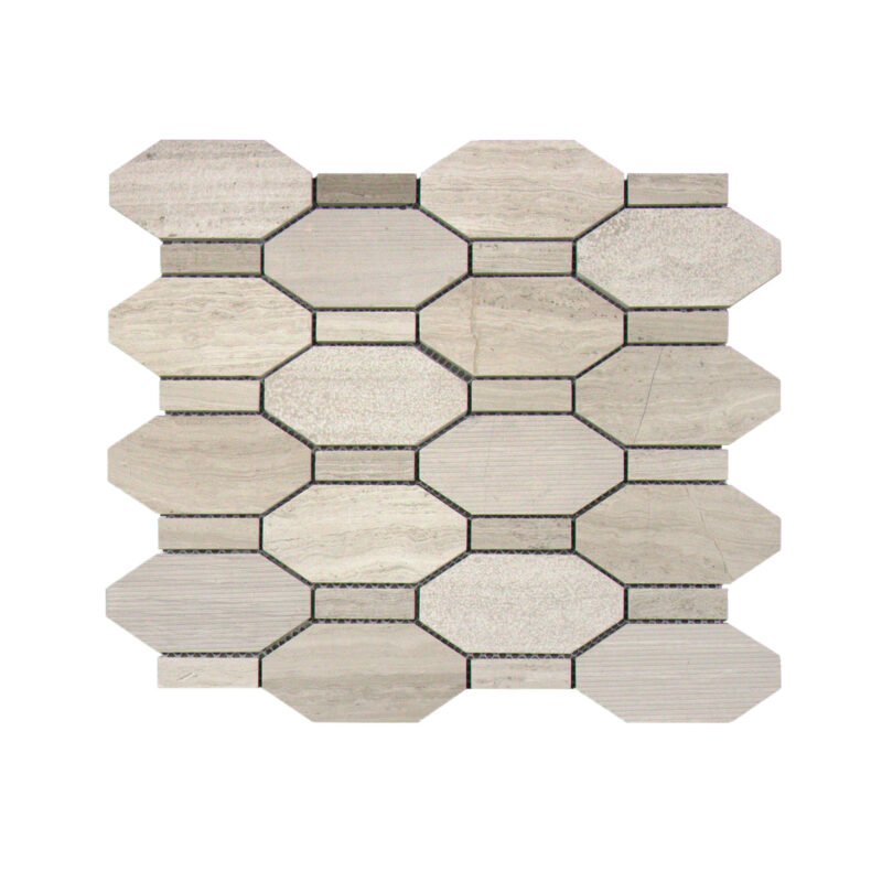 MG676 – Long Octagon Marble Verona Brick