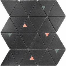 MG692 – 6″ CHARCOAL Triangle Matt 10.6″X11.6″