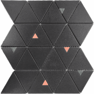 MG692 – 6″ CHARCOAL Triangle Matt 10.6″X11.6″