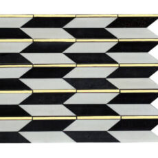 MG755 – Waterjet Marble with Golden Metal 16×9