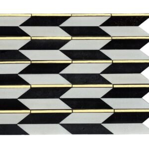 MG755 – Waterjet Marble with Golden Metal 16×9