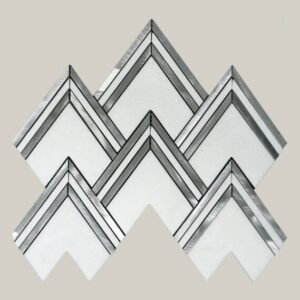 MG823 – AURORA HERRINGBONE Marble Mosaic
