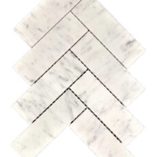 MG893 – BIANCO CARRARA HERRINGBONE 2×6