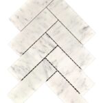 MG893 – BIANCO CARRARA HERRINGBONE 2×6