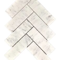 MG893 – BIANCO CARRARA HERRINGBONE 2×6