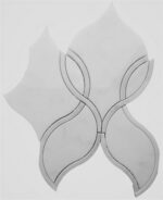 MG916 – CARNATION LASER CARRARA WITH GREY OUTLINE