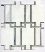 MG946 – Door frame white with gray stone