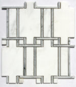 MG946 – Door frame white with gray stone