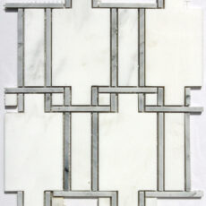 MG946 – Door frame white with gray stone