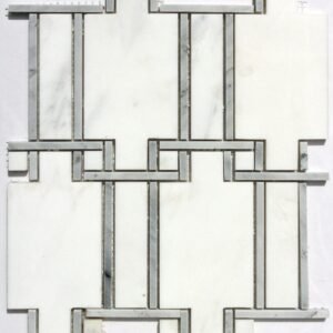 MG946 – Door frame white with gray stone