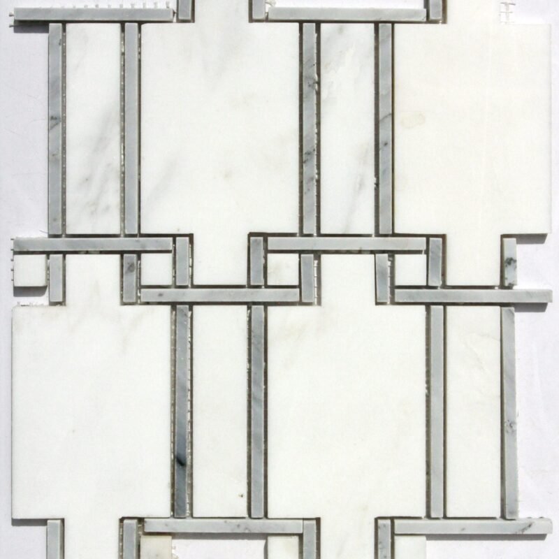 MG946 – Door frame white with gray stone