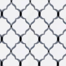 MG950 – White & Grey Marble Arabesque