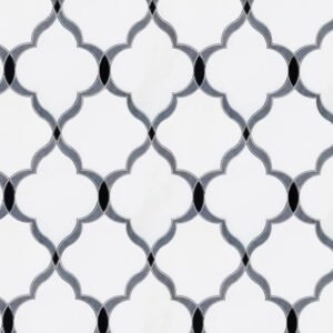 MG950 – White & Grey Marble Arabesque