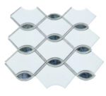 MG973 – Waterjet Marble Mosaic with mirrors
