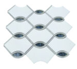 MG973 – Waterjet Marble Mosaic with mirrors
