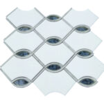 MG973 – Waterjet Marble Mosaic with mirrors