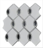 MG973 – Waterjet Marble Mosaic with mirrors