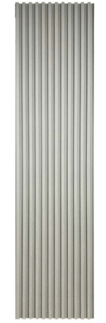 PJ-XD019 SILVER CHAIN 170X3000MM(7X118 IN) FLUTED WALL PANEL
