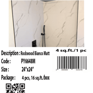 PY6648M Rockwood Bianco Matt 24″x24″