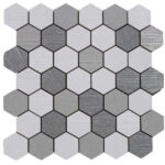 ST4848123 – ELORA HEX MIX PORCELAIN MOSAIC