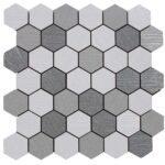 ST4848123 – ELORA HEX MIX PORCELAIN MOSAIC