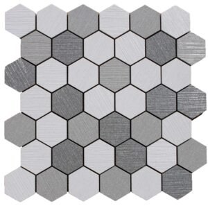 ST4848123 – ELORA HEX MIX PORCELAIN MOSAIC