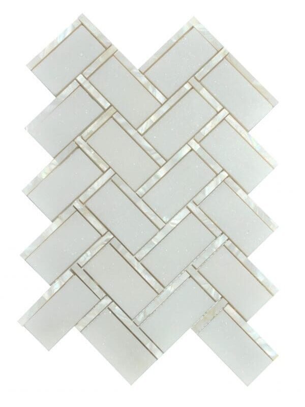 White Shell Herringbone – MG673