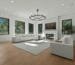 Bright Vaughan living room with warm wide-plank engineered hardwood flooring