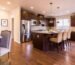 Modern kitchen flooring inspiration for waterproof vinyl plank flooring