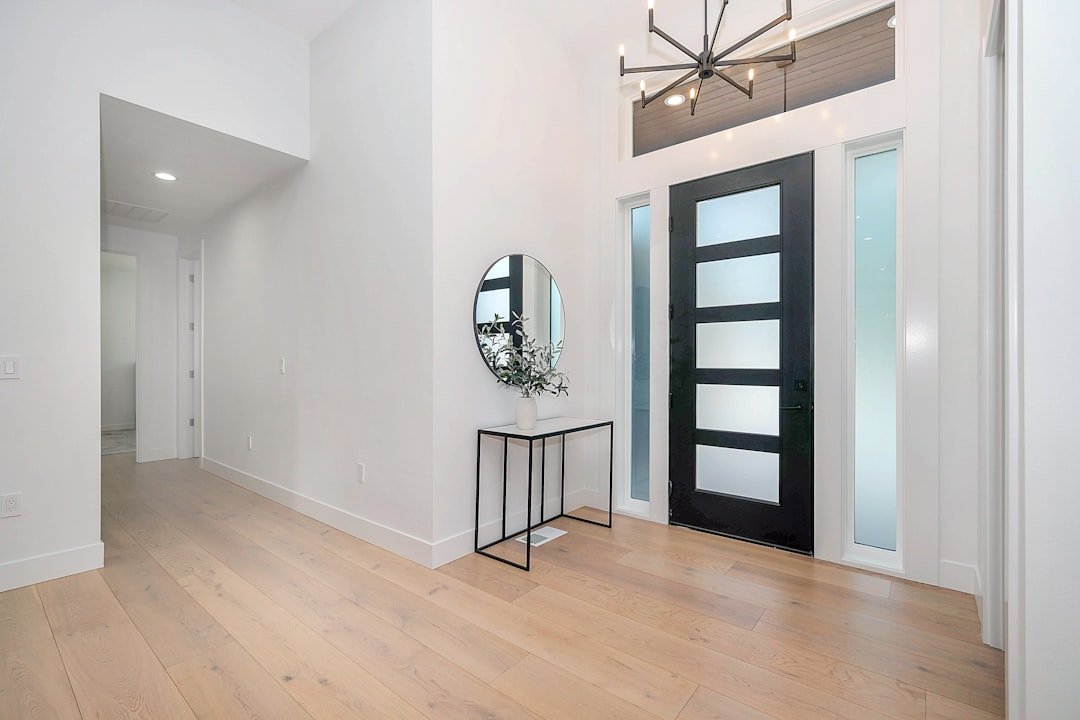 Finished wood-look flooring in a modern GTA home