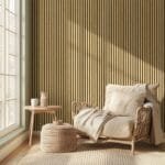 Walldi Hush 9 acoustic wall panel in White Oak — room view